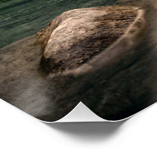 Natuur reizen - Landschap in het gebergte Perfect Poster (Hoek)