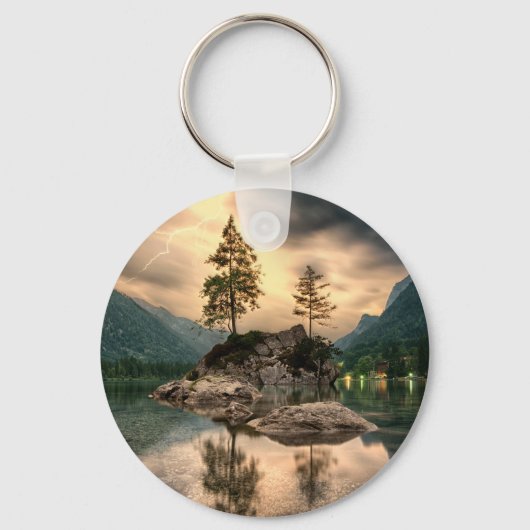 Natuur reizen - Landschap in het gebergte Sleutelhanger (Voorkant)