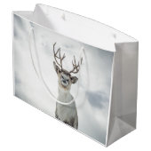 Natuur rendierfoto groot cadeauzakje (Achterkant Gekanteld)