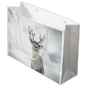 Natuur rendierfoto groot cadeauzakje (Voorkant Gekanteld)