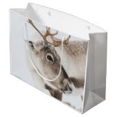Natuur rendierfoto groot cadeauzakje (Achterkant Gekanteld)
