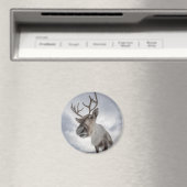 Natuur rendierfoto magneet (Insitu (Vaatwasser))