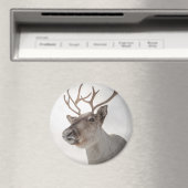 Natuur rendierfoto magneet (Insitu (Vaatwasser))