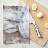 Natuur rendierfoto theedoek (Quarter Fold)