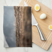 Natuur rendierfoto theedoek (Quarter Fold)