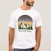 Natuur Road Trip Bos Cool Custom Family T-shirt (Voorkant)