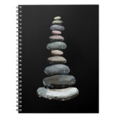 Natuur Rock Stacking Balance Rock Stacker Notitieboek (Voorkant)