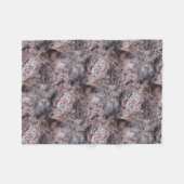Natuur Rock Texture Pinkish Fleece Deken (Voorkant (Horizontaal))