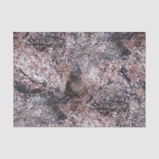 Natuur Rock Texture Pinkish Tissuepapier (Voorkant)