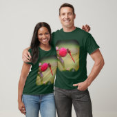 Natuur rode dragonfly Dogwood Fruit T-shirt (Unisex)