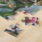 Natuur rode duoghoutvruchten Abstract Legpuzzel (Zijkant)