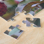 Natuur rode duoghoutvruchten legpuzzel (Zijkant)