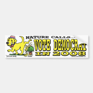 Natuur roept Bumpersticker 
