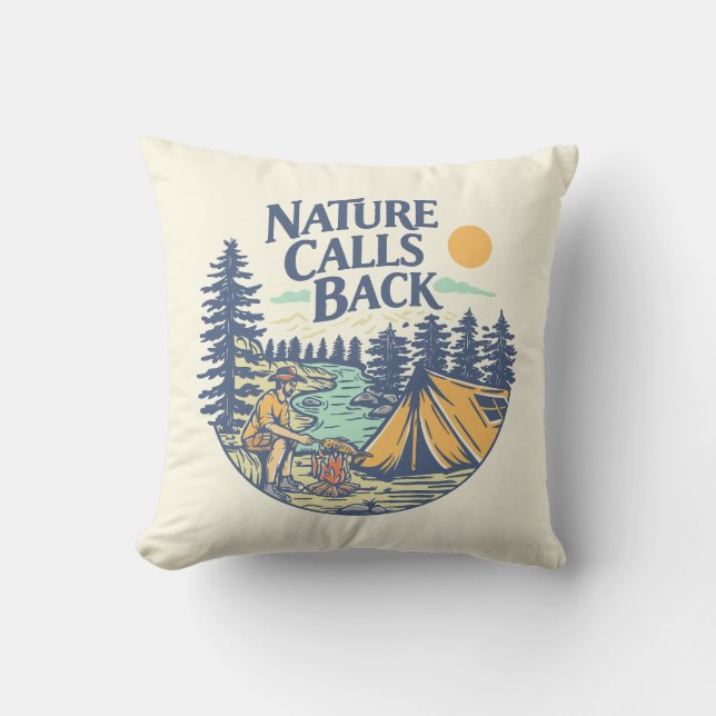 Natuur Roept Terug Kussen (Voorkant)