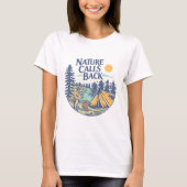 Natuur Roept Terug T-shirt (Voorkant)