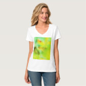  Natuur – Romantische Abstracte elegantie T-shirt (Voorkant volledig)