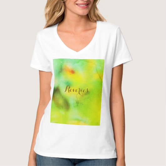  Natuur – Romantische Abstracte elegantie T-shirt (Voorkant)