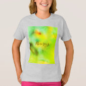  Natuur – Romantische Abstracte elegantie T-shirt (Voorkant)