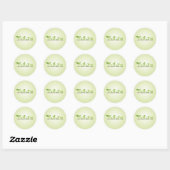 Natuur Ronde Sticker (Vel)