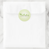 Natuur Ronde Sticker (Tas)