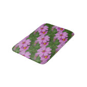 Natuur roze kosmos Flowers Patroon Badmat (Gekanteld)