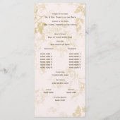 Natuur Roze Programmakaart (Achterkant)