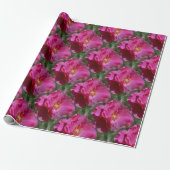 Natuur roze roze bloem cadeaupapier (Uitgerold)