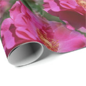 Natuur roze roze bloem cadeaupapier (Rol Hoek)