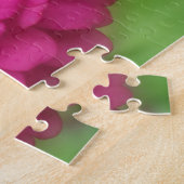 Natuur Roze Zinnia Flowers Legpuzzel (Zijkant)