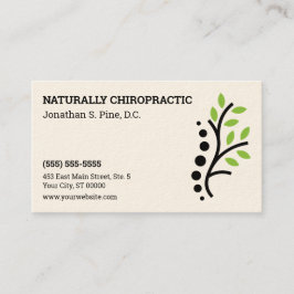 Natuur ruggengraat Logo Afsprakenkaartje