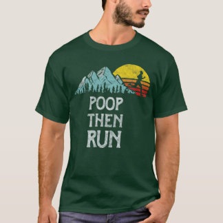 Natuur Rush Outr Sportshirts Poophen Run Funnyrai T-shirt