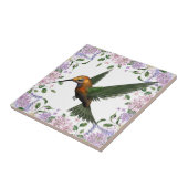 Natuur’s Elegance: Hummingbird Flight Tegeltje (Zijkant)