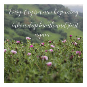 Natuur’s inspiratie Motivatie gewoonte Perfect Poster