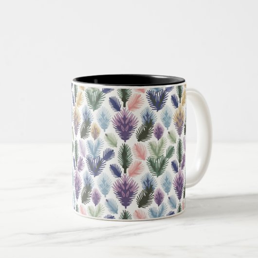 natuur’s kalmte in elke slok: Pine Tree Mok (Voorkant rechts)