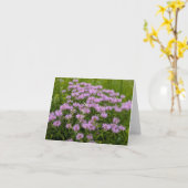 Natuur’s Touch – Lege begroeting en bedankkaart Kaart (Gele Bloem)