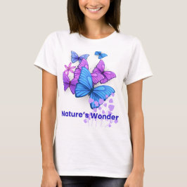 Natuur’s Wonder – Elegant Butterfly T-shirt