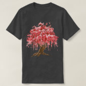 Natuur Sakura Japans Cherry Blossom Tree T-shirt (Design voorkant)