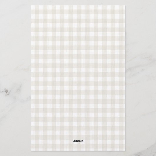 Natuur Scavenger Hunt kinderen Birthday Checklist Briefpapier (Achterkant)