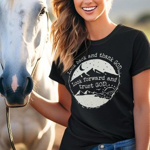 Natuur Scène Bijbel Quote Nacht Christelijke Kledi T-shirt