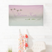 Natuur scène (eenden, gator) spandoek (Insitu)