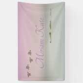 Natuur scène (eenden, gator) spandoek (Verticaal)