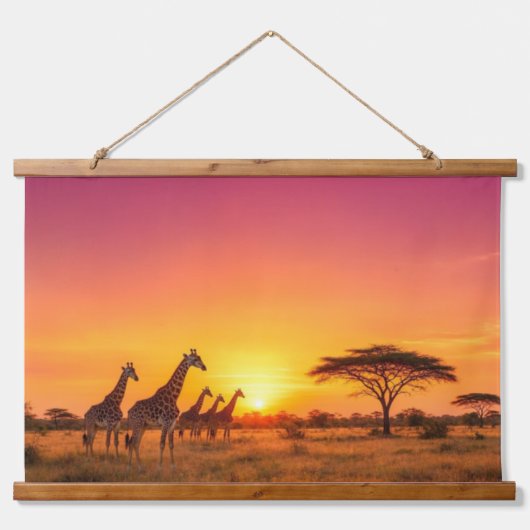 Natuur scene hangend wandkleed (Voorkant)