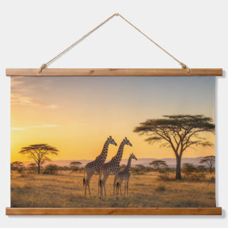 Natuur scene hangend wandkleed