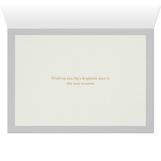 Natuur Scene Happy Birthday personaliseer de Kaart (Binenzijde Horizontaal (Onderkant))