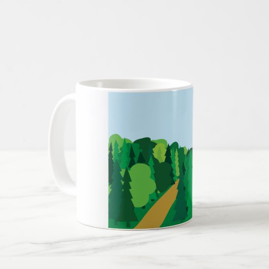 Natuur Scene Koffiemok (Voorkant links)