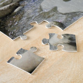 Natuur Scene Mountain Stream Legpuzzel (Zijkant)