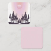 Natuur scène notitiekaart notitiekaartje (Voorkant / Achterkant)