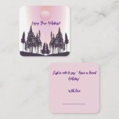 Natuur scène notitiekaart notitiekaartje (Voorkant / Achterkant)