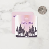 Natuur scène notitiekaart notitiekaartje (Voorkant / Achterkant in situ)