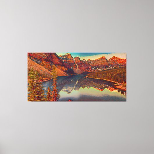 Natuur scene van de outback van Colorado Canvas Afdruk (Voorkant)
